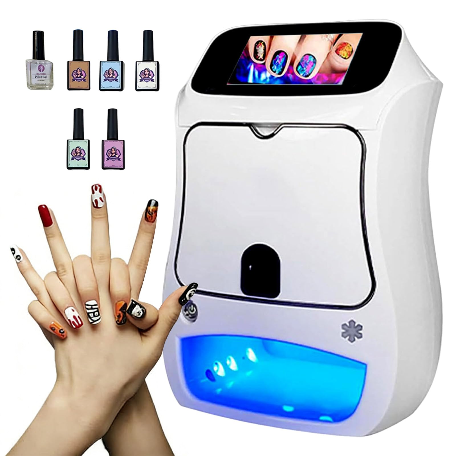 Amazon.com: Nail Printer Digital Nail Art Machine,Automatic 3D